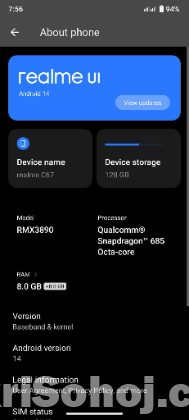 Realme C67 - 8GB RAM, 128GB, 108MP Camera